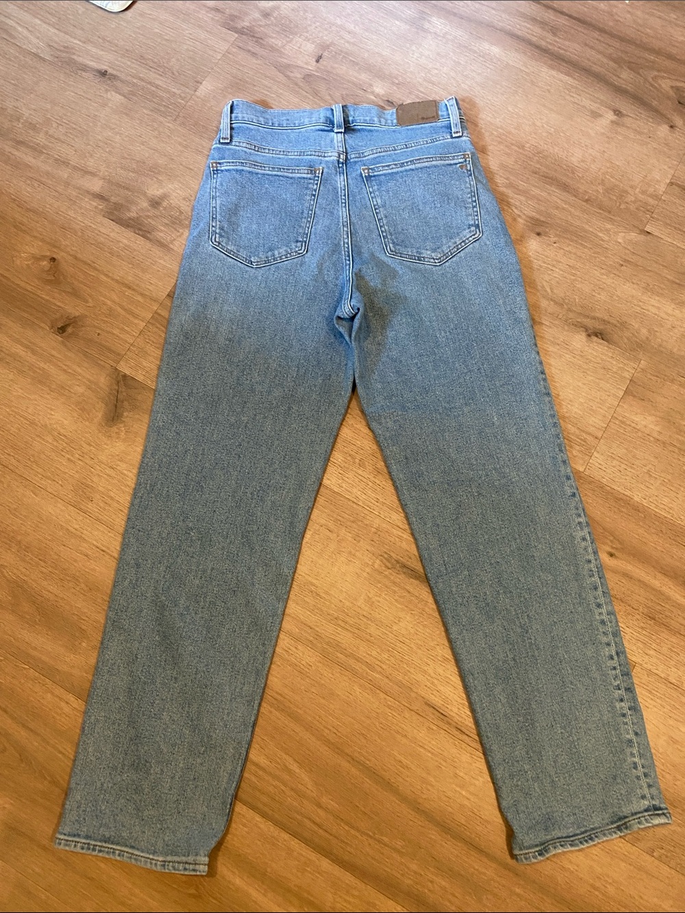 Madewell The Perfect Vintage Straight High-Rise Jeans Size 27 Button Fly EUC - Picture 3 of 8